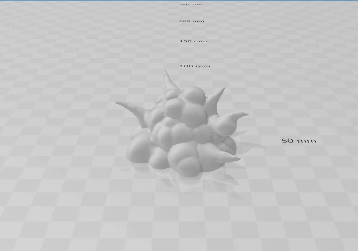 Dramatic explosion effect part Free 3D print model_0