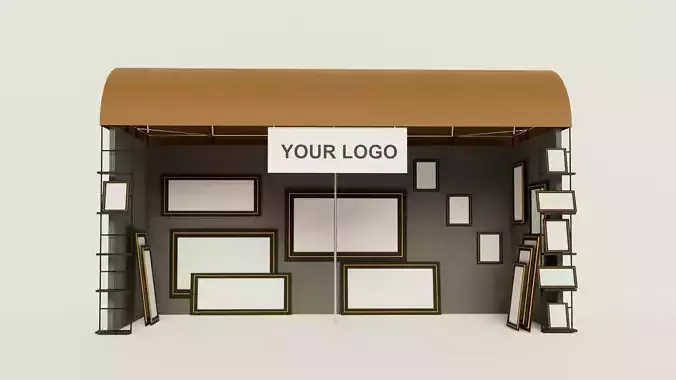 Exhibition stand 3D model 3D model