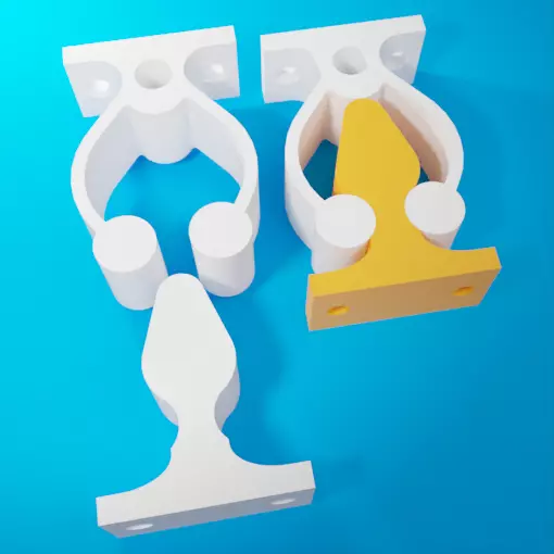 Doorstop Hold Catch Clamp 3D print model