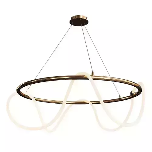 GLORIFY R chandelier with circular shape hanging from ceiling