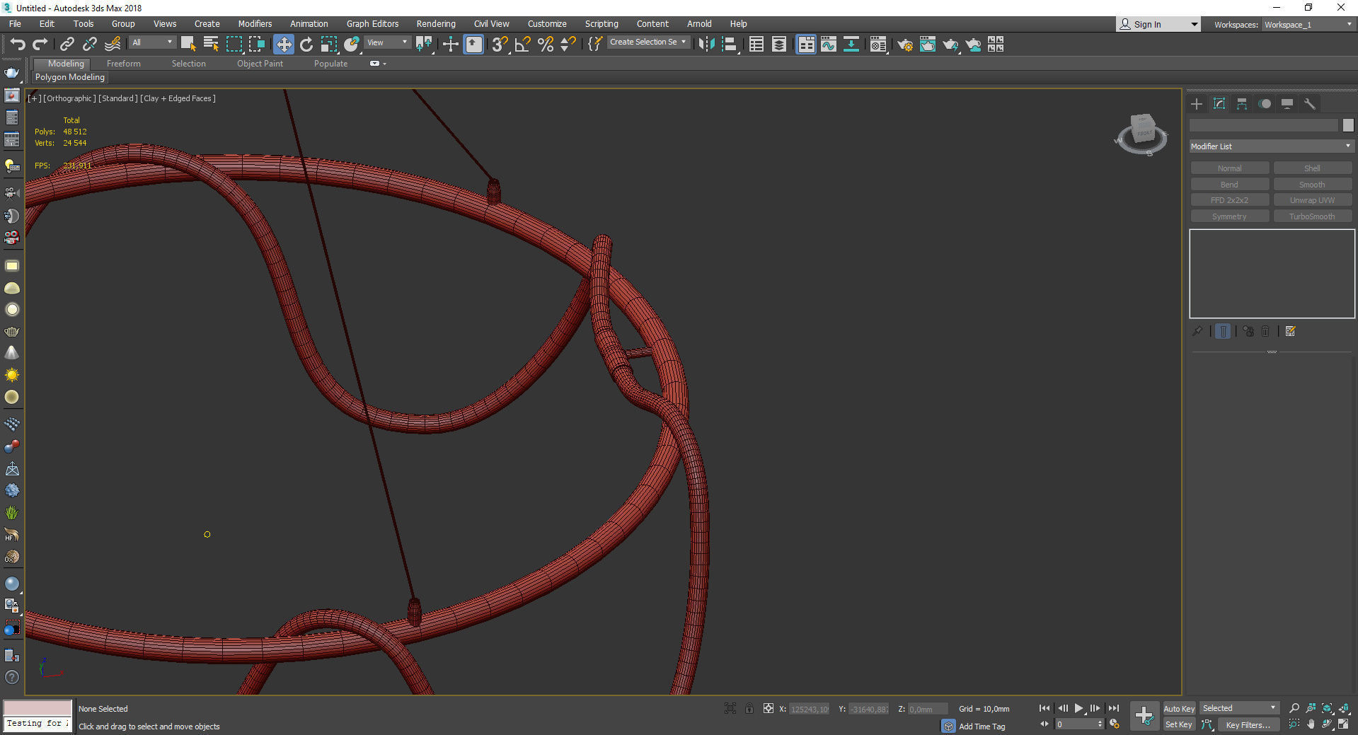 GLORIFY R chandelier with circular shape hanging from ceiling Low-poly 3D model_5