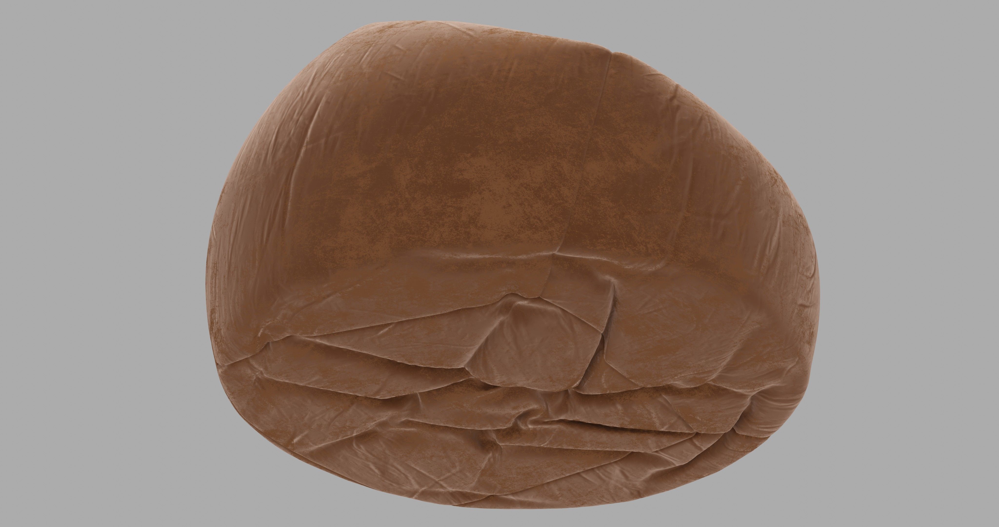Beanbag bean bag chair 3D model_19