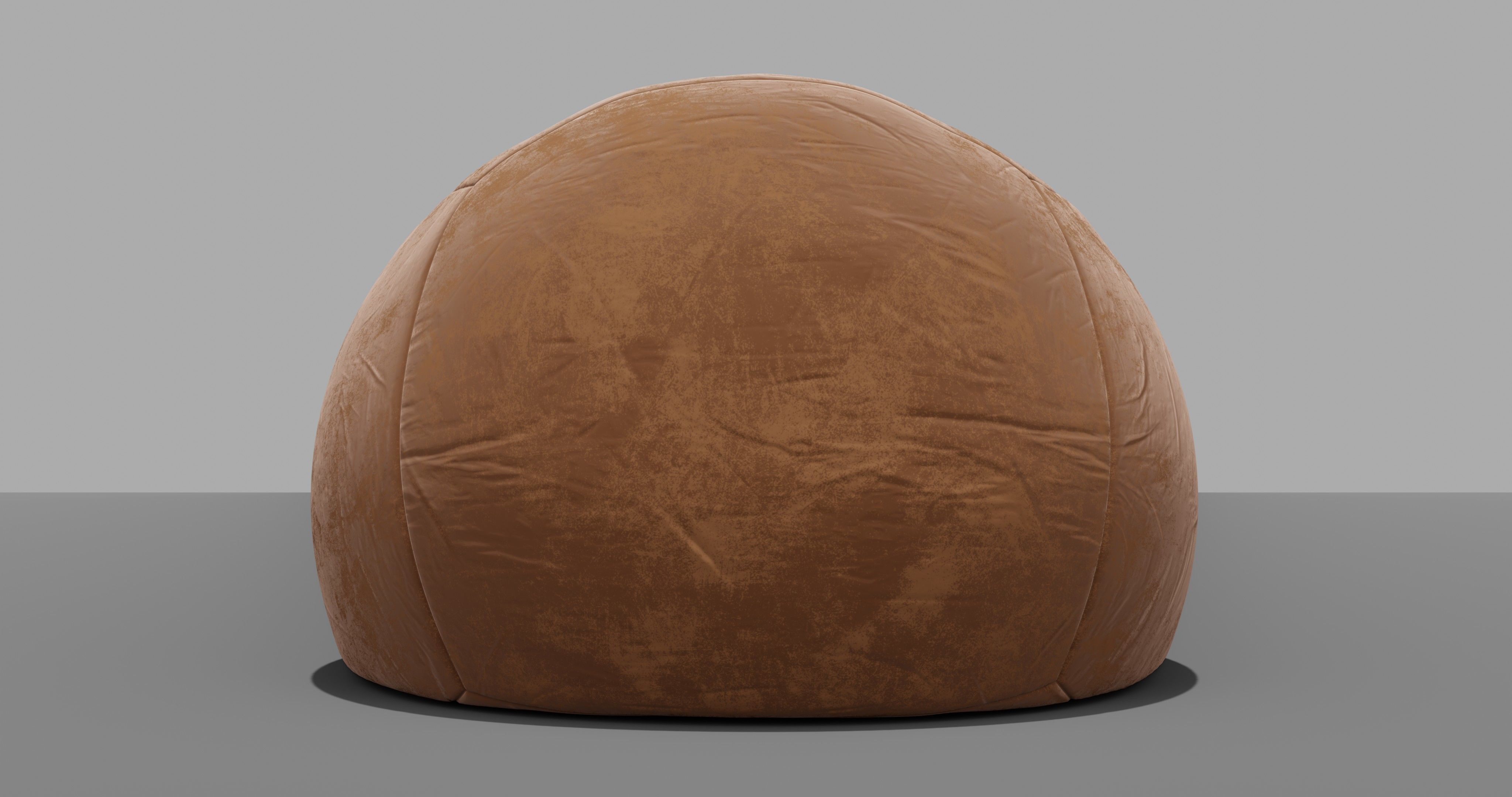 Beanbag bean bag chair 3D model_14