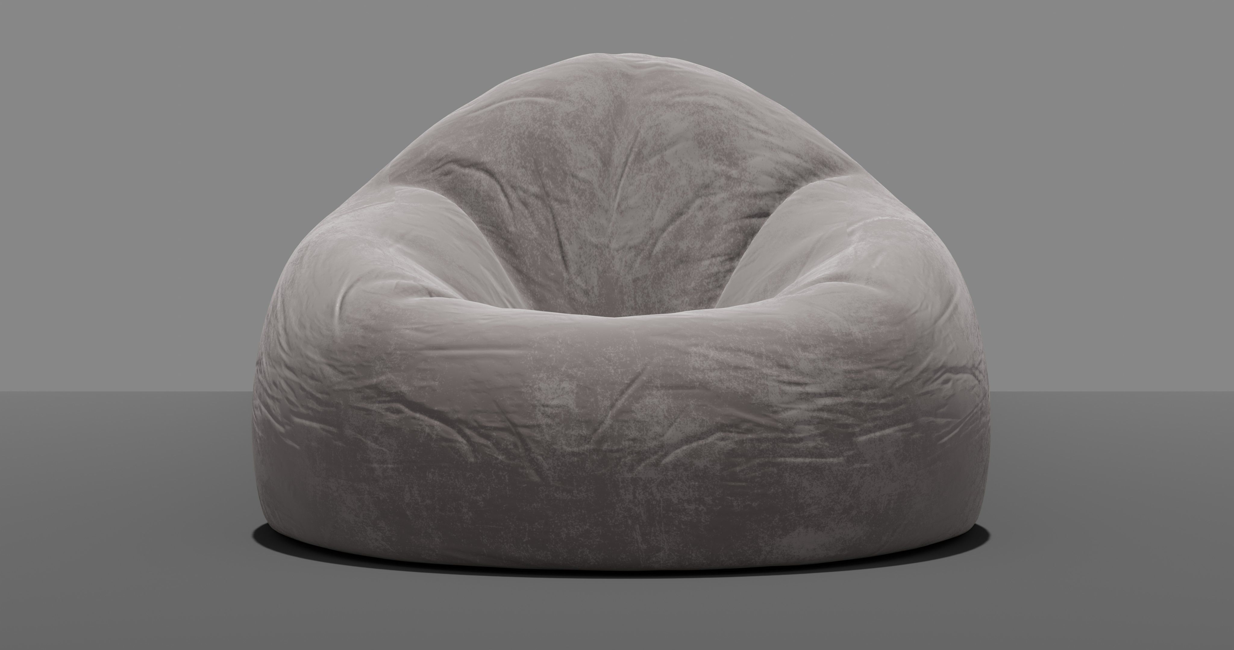 Beanbag rock 3D model_5
