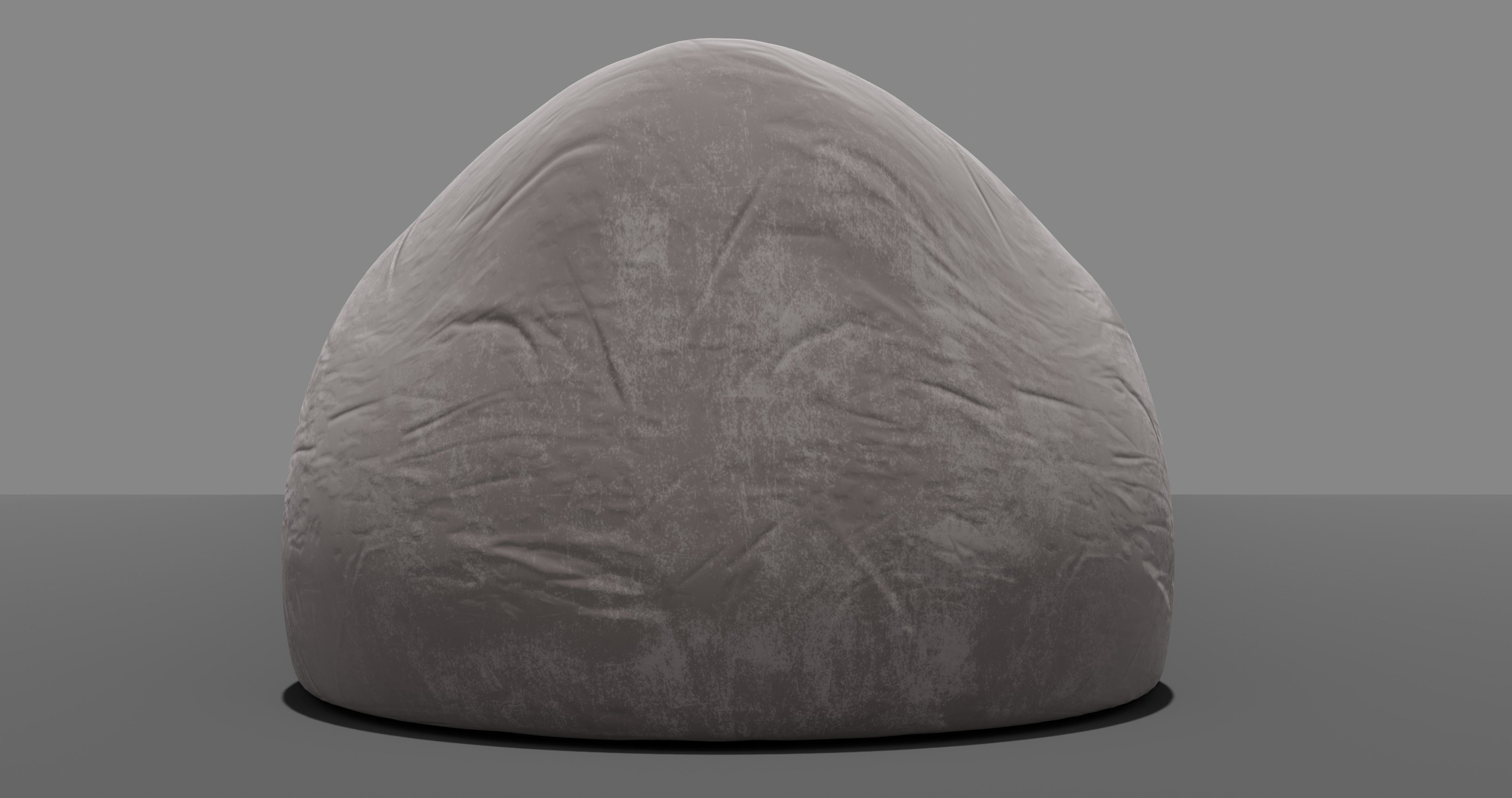 Beanbag rock 3D model_14