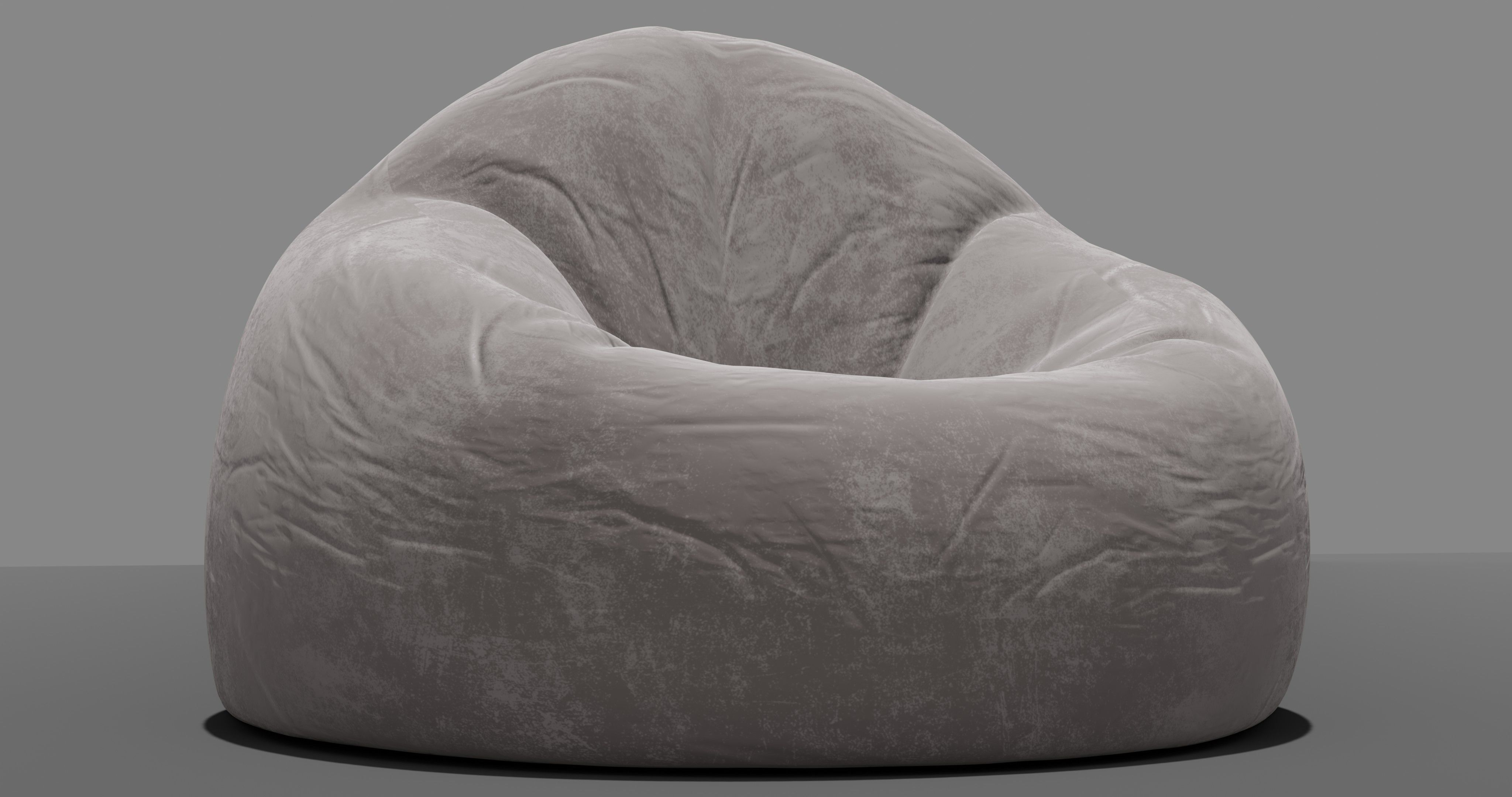Beanbag rock 3D model_8