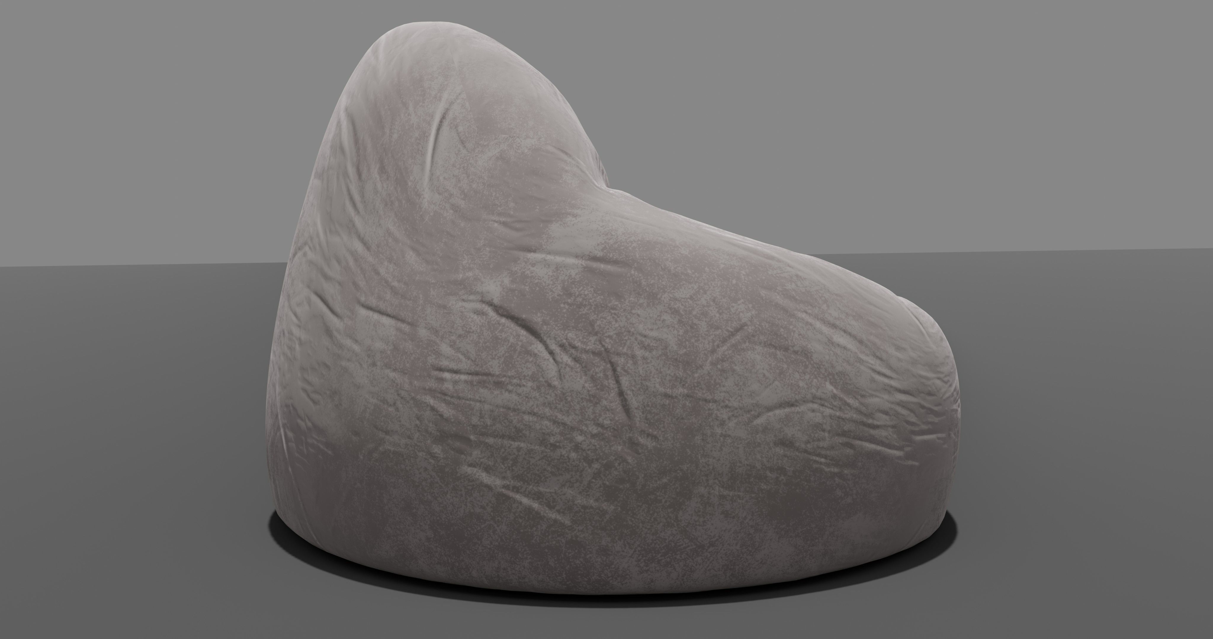 Beanbag rock 3D model_17