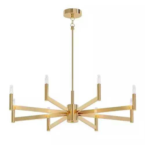 SLEEKLY MODERN SQUARED CHANDELIER