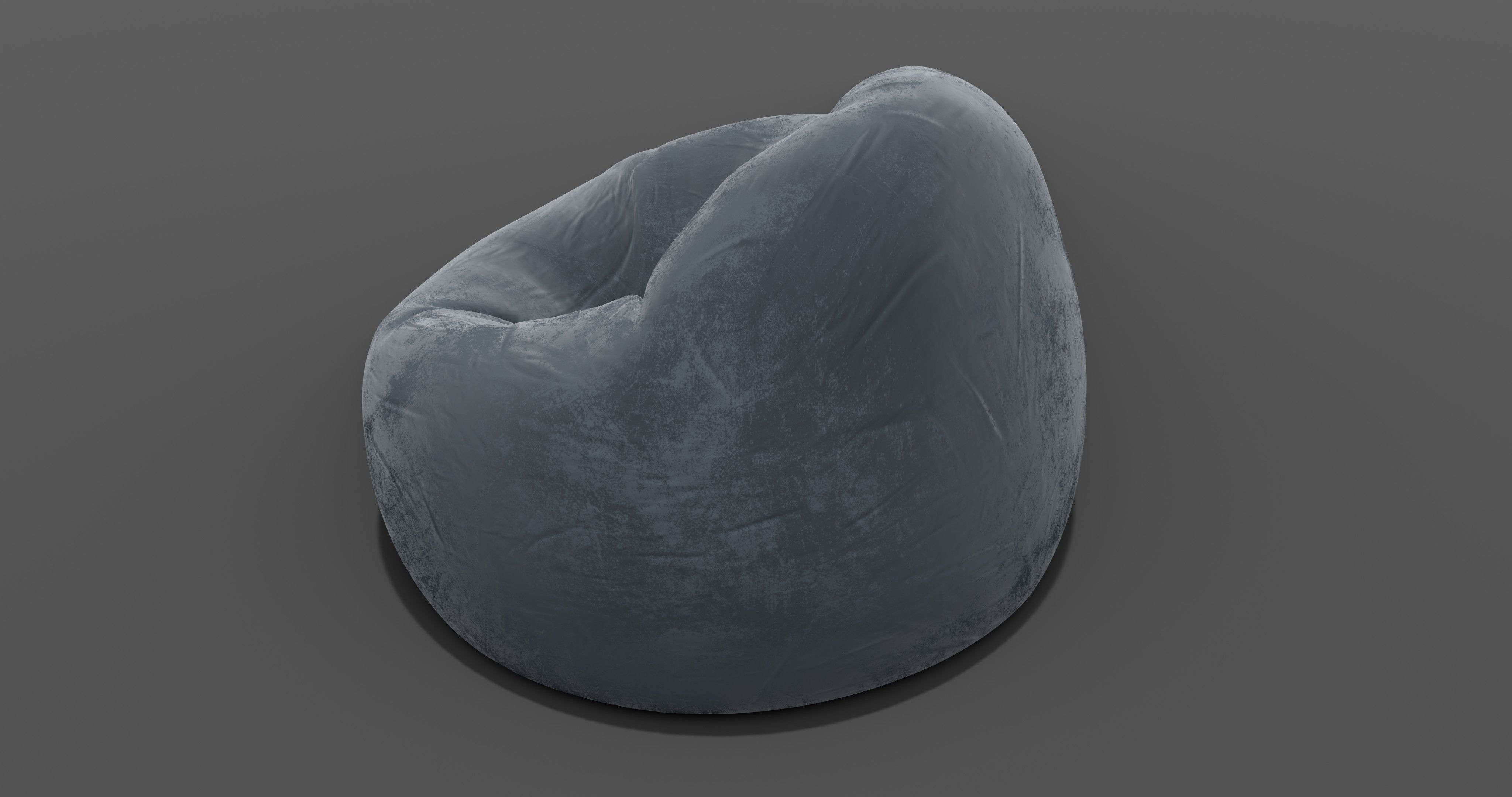 Beanbag skull 3D model_13