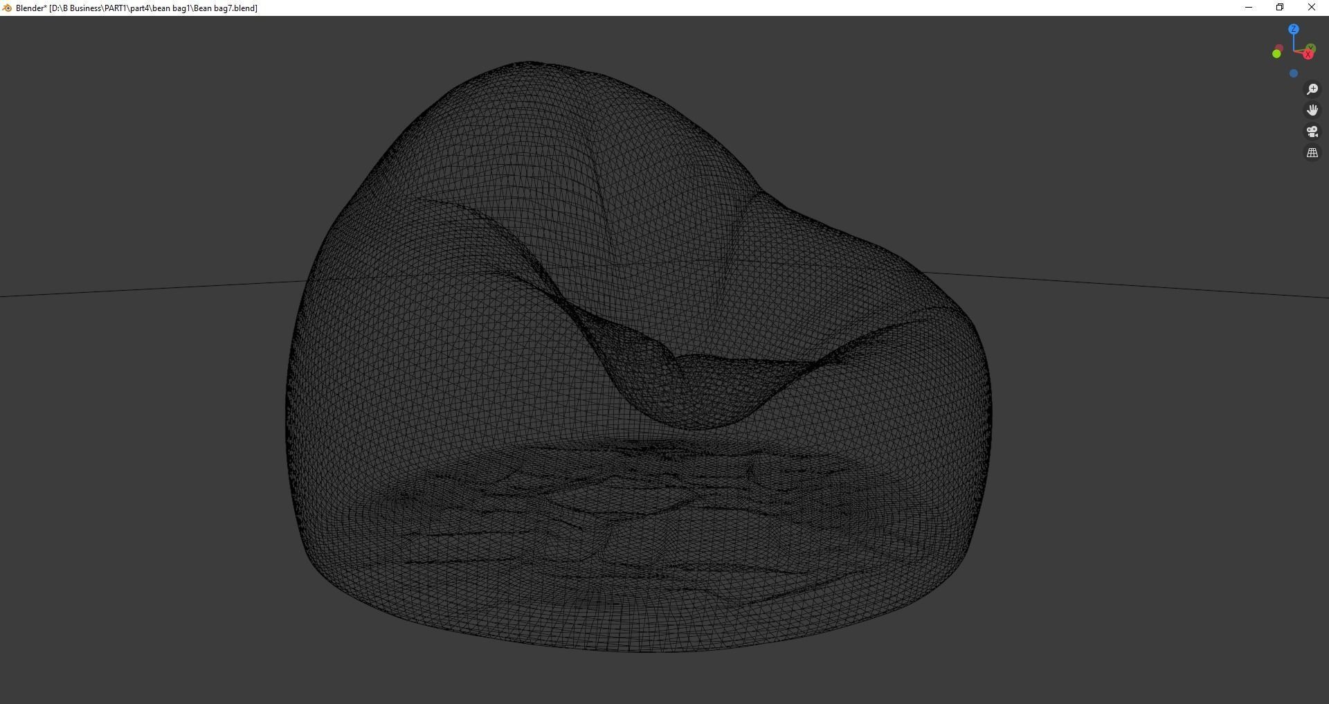 Beanbag skull 3D model_25