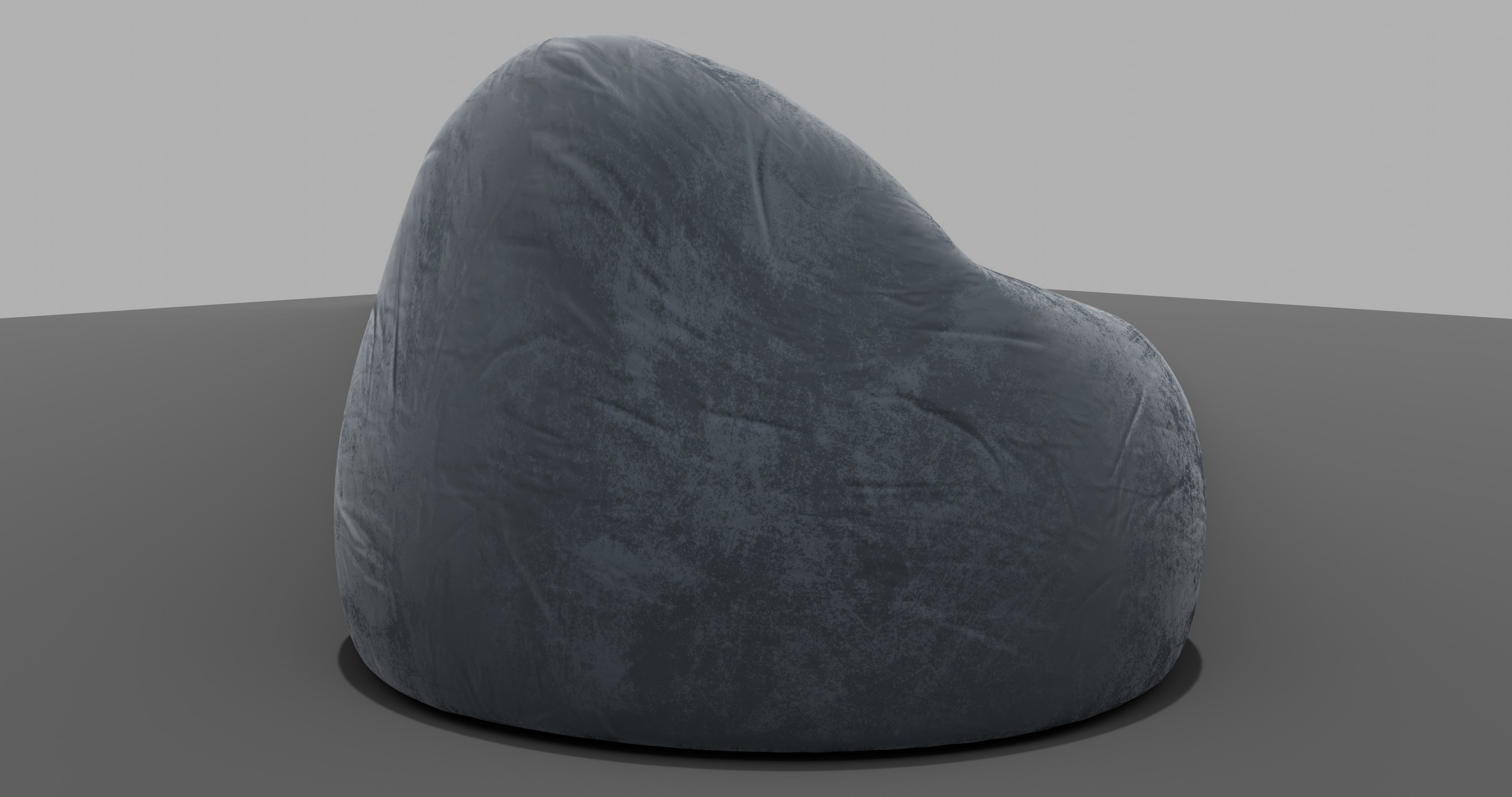 Beanbag skull 3D model_10