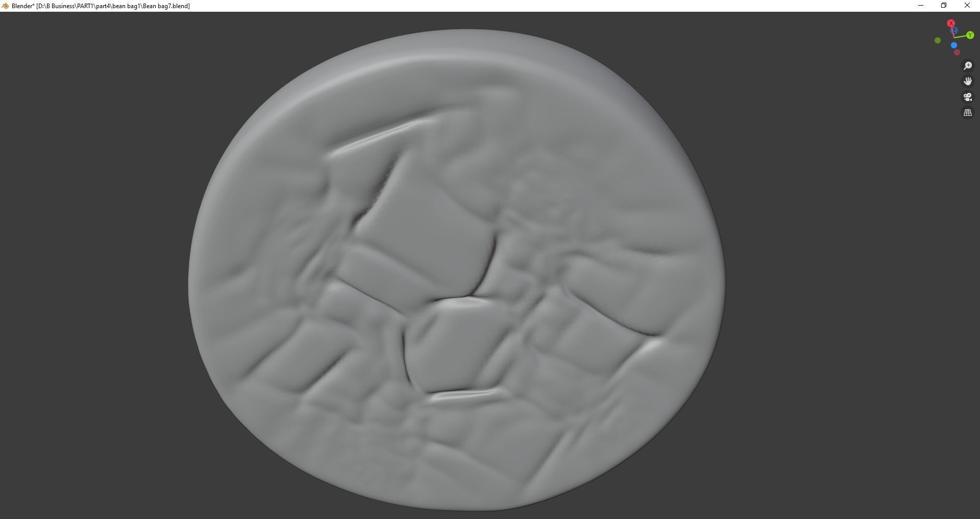 Beanbag skull 3D model_24