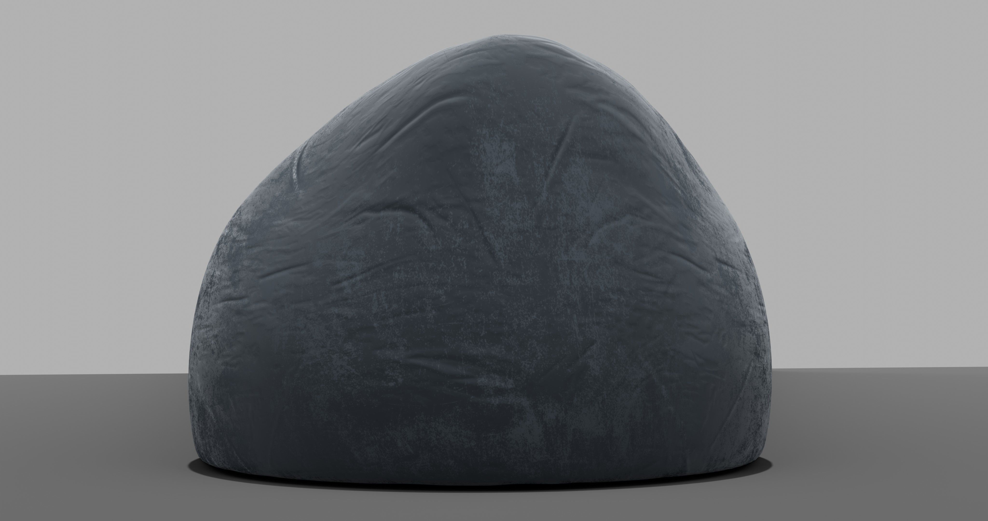 Beanbag skull 3D model_12