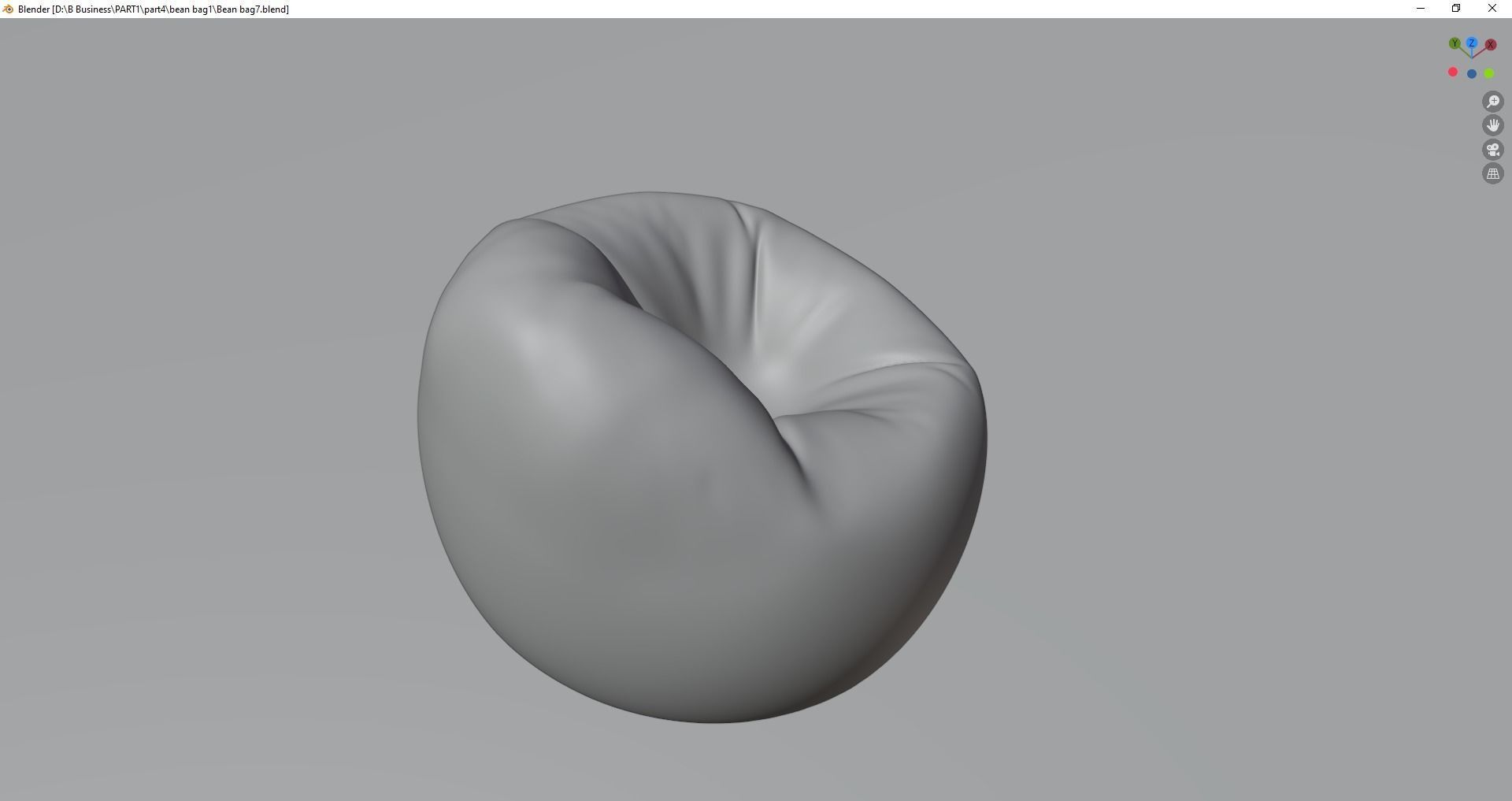 Beanbag skull 3D model_22