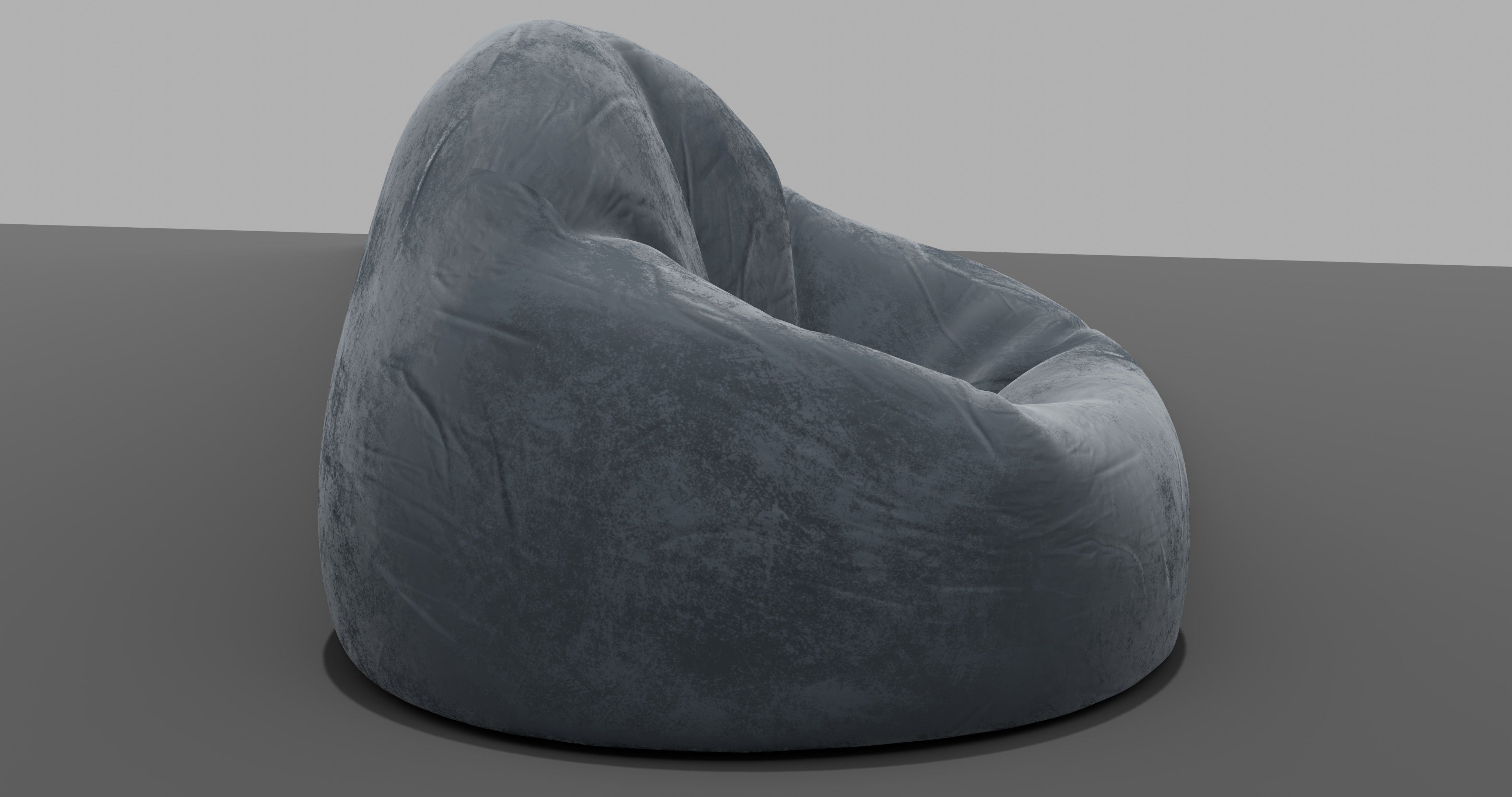 Beanbag skull 3D model_5