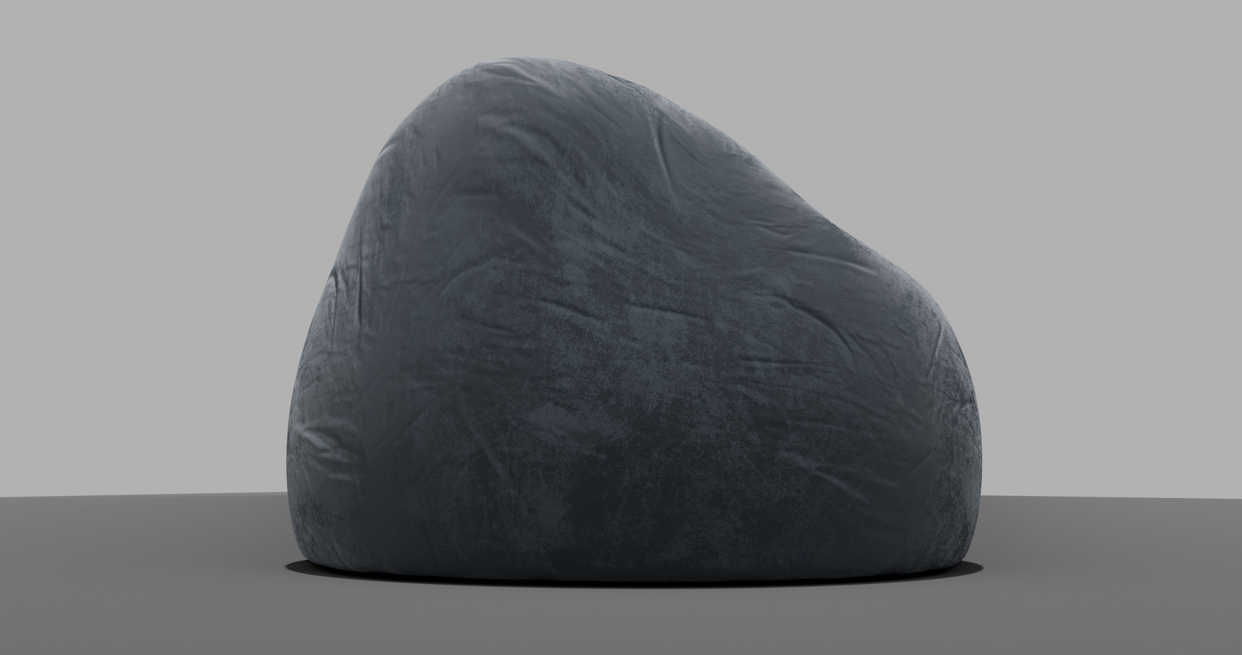 Beanbag skull 3D model_16