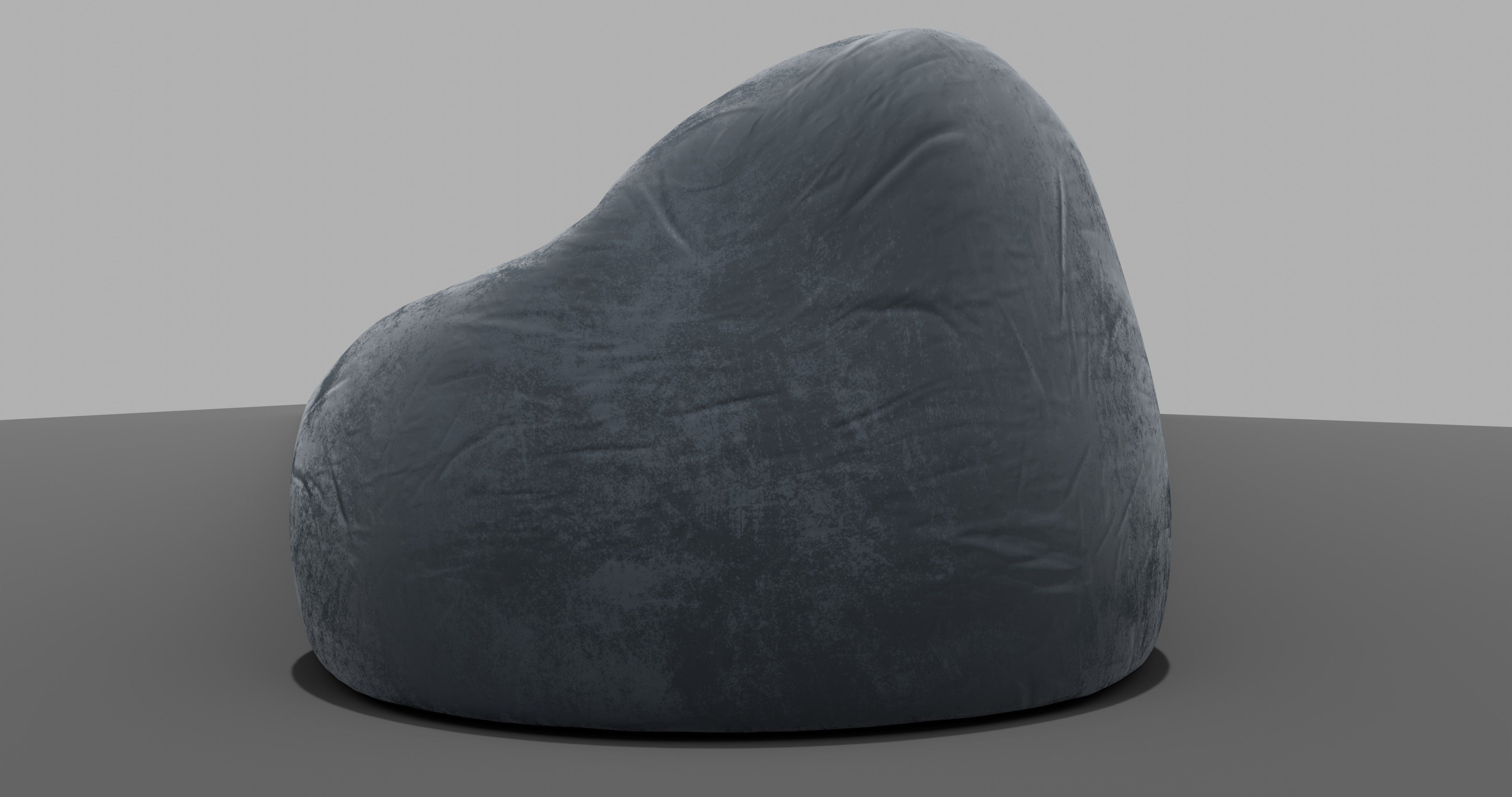 Beanbag skull 3D model_11