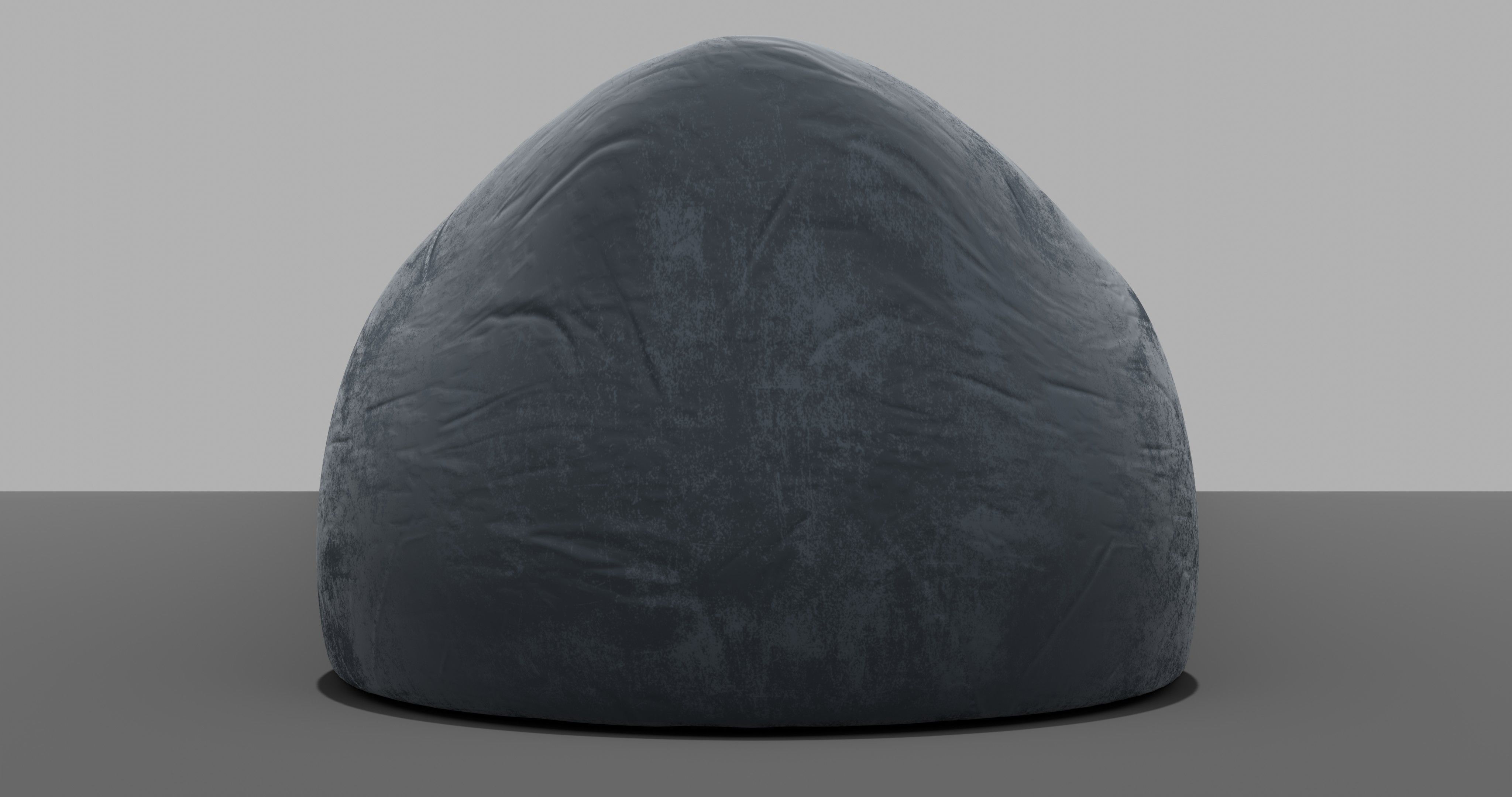 Beanbag skull 3D model_14