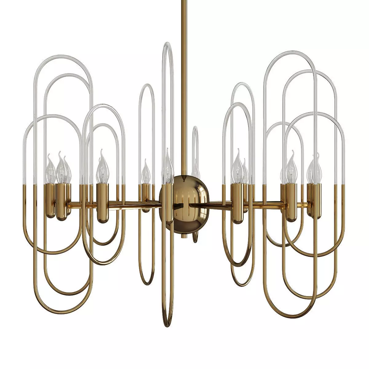 Champ Elysees Chandelier Low-poly 3D model