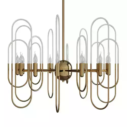 Champ Elysees Chandelier Low-poly 3D model