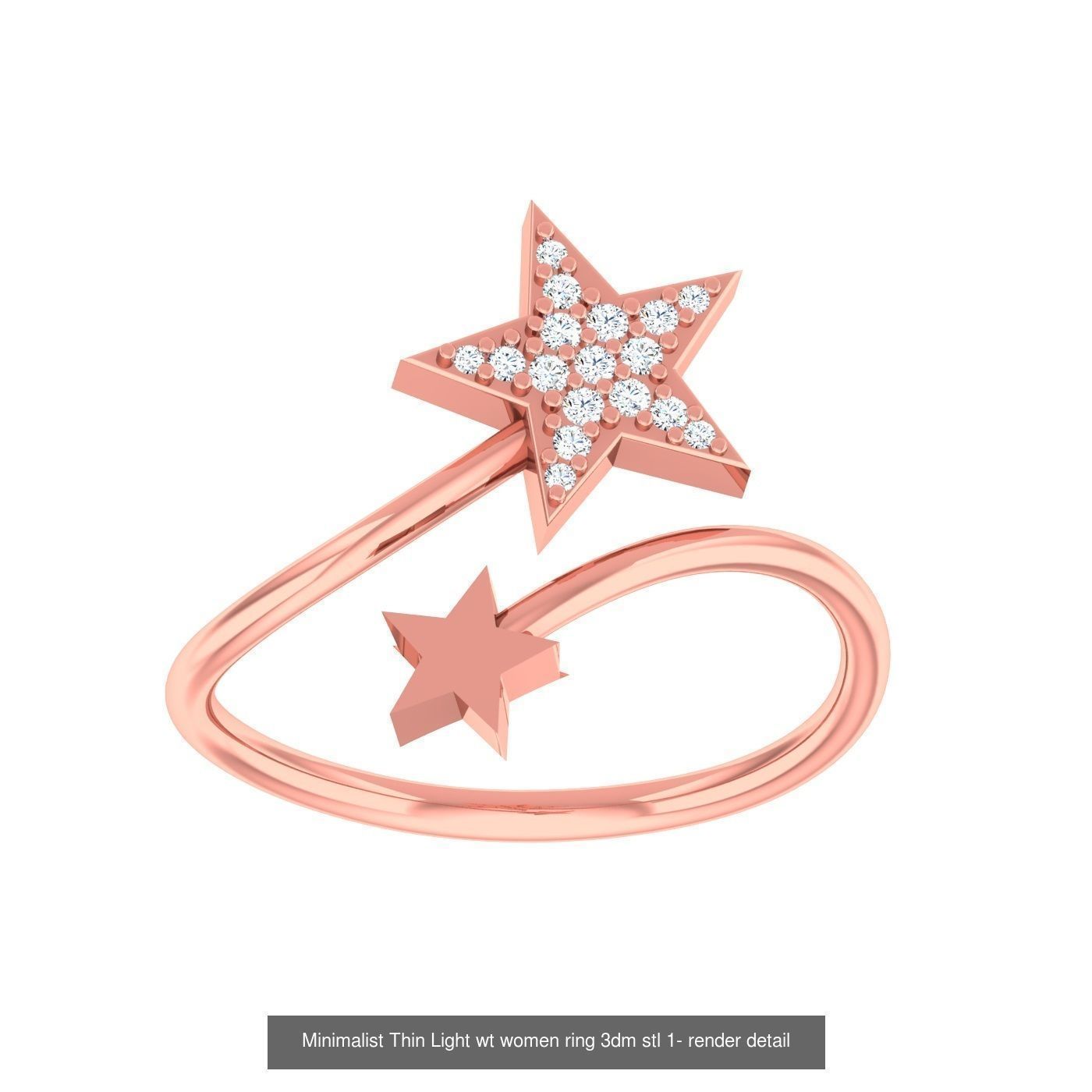 99 Minimalist Thin Light wt women ring 3dm stl 1- render detail 3D Model Collection_33