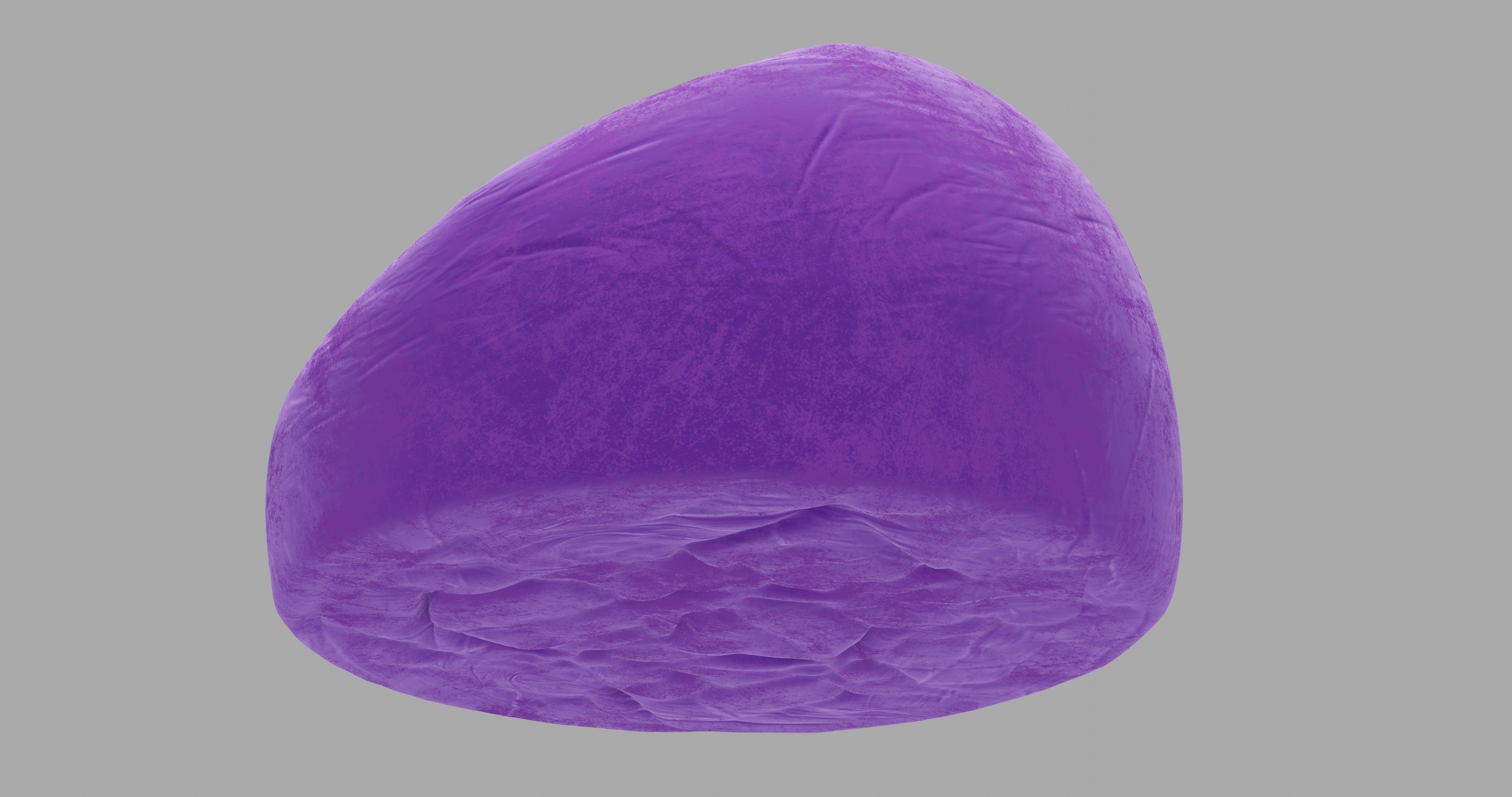 Beanbag bean bag chair 3D model_19