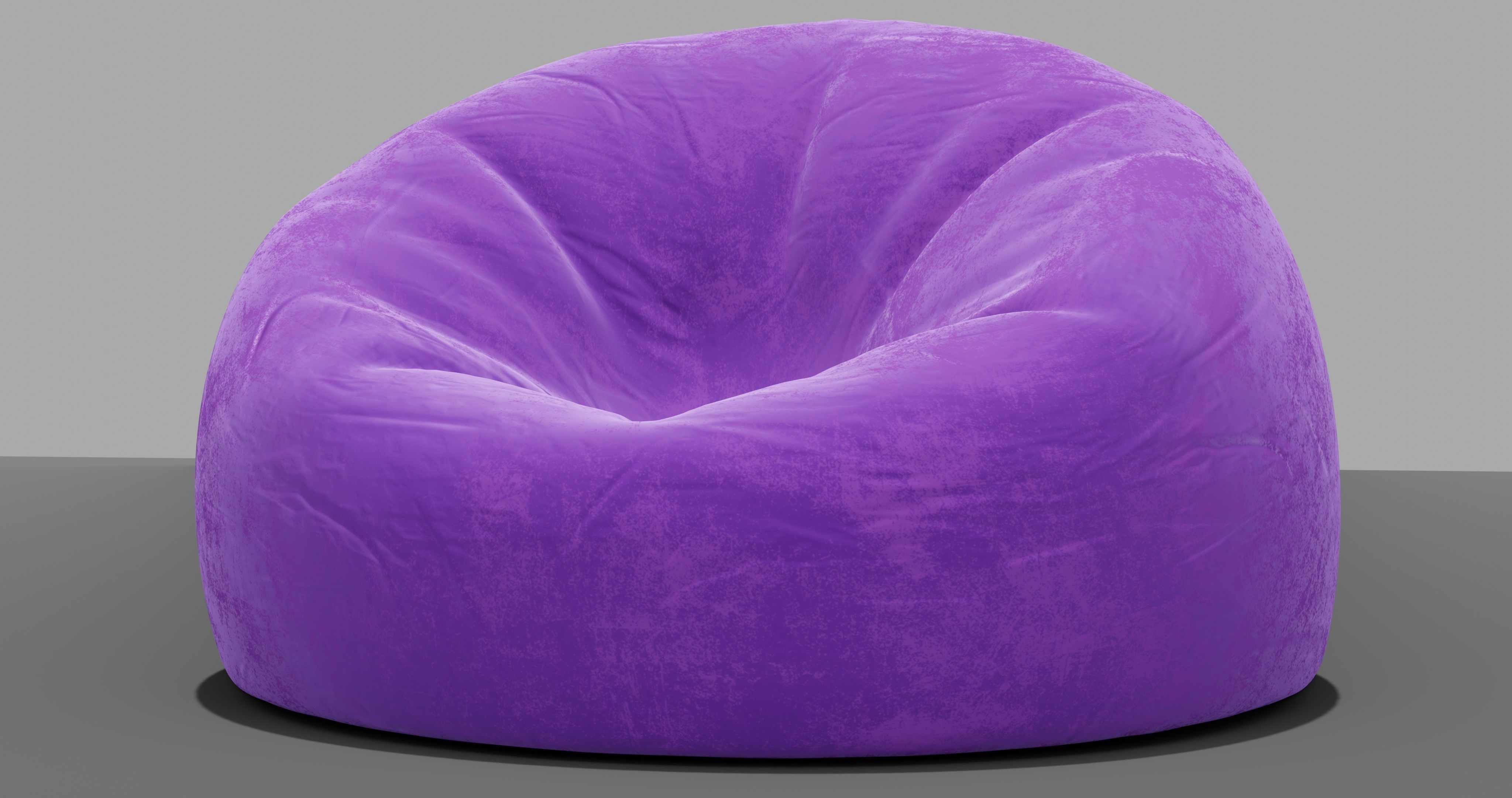 Beanbag bean bag chair 3D model_4
