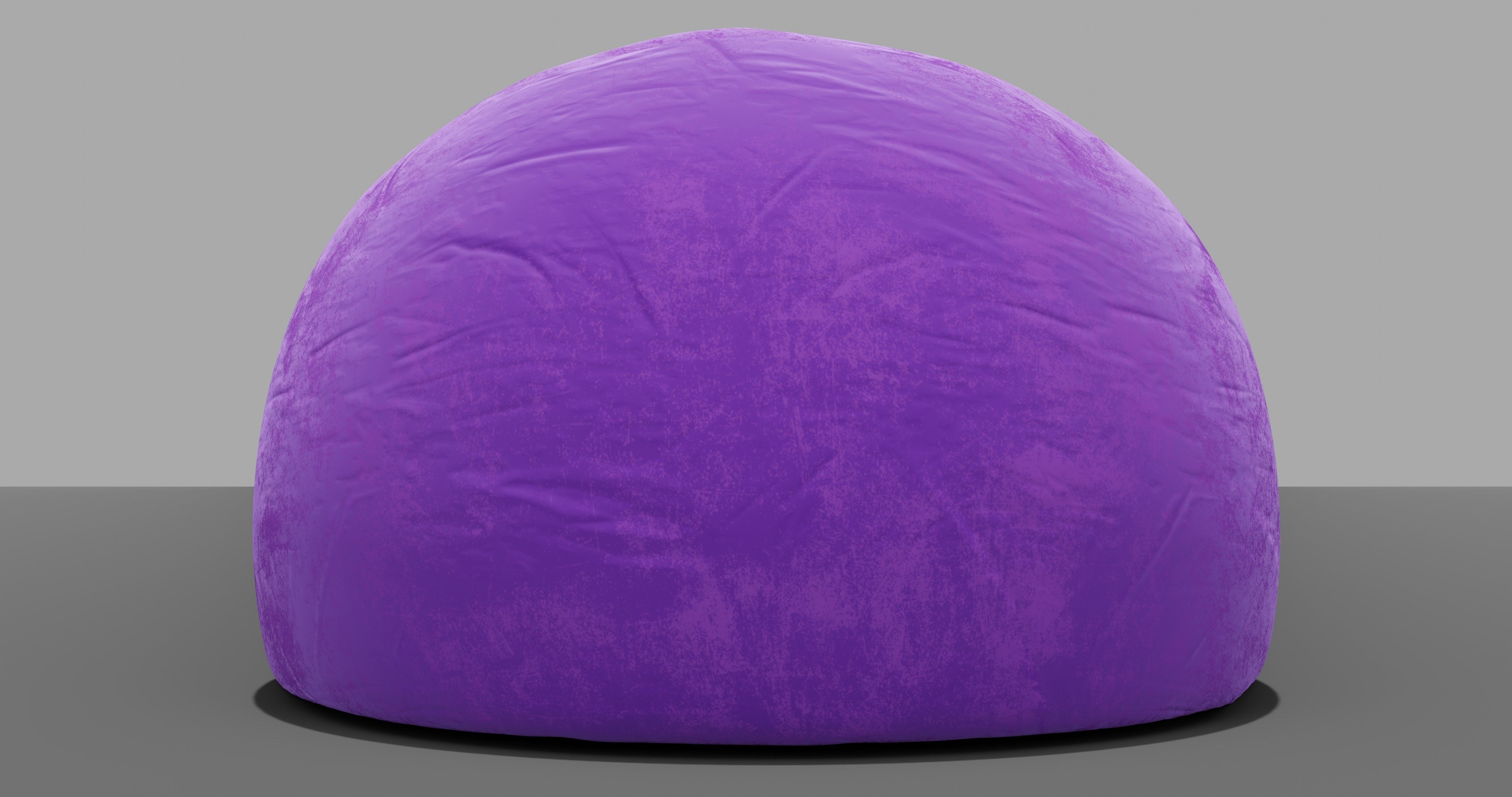 Beanbag bean bag chair 3D model_14
