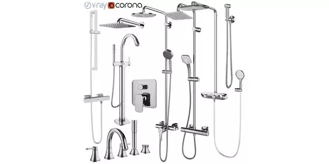 Faucets and shower systems Grohe and Ideal standard set 145