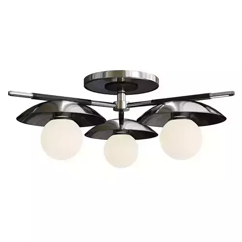 Julien Semi Flushmount Low-poly 3D model