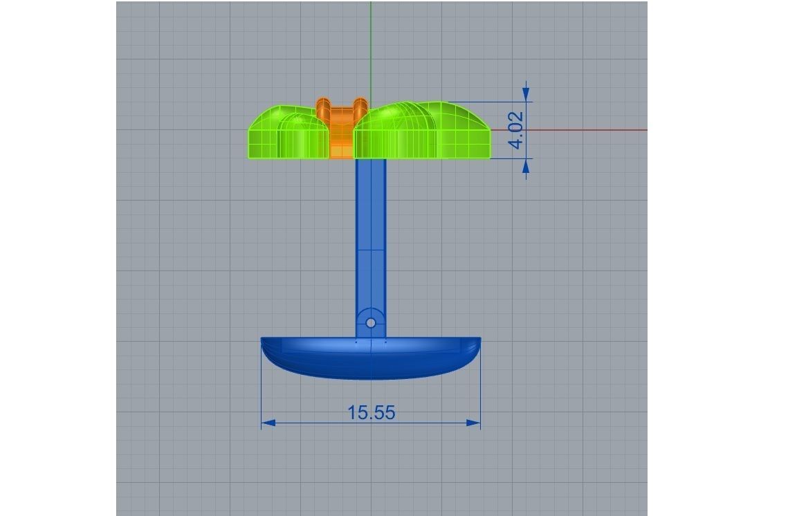 fleur-de-lis cufflinks 3D print model_4