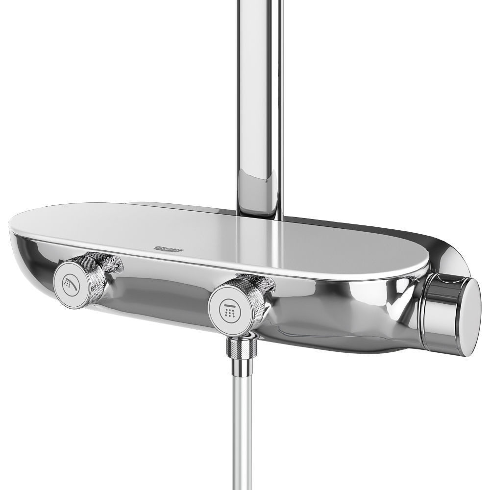 Faucets and shower systems Grohe and Ideal standard set 146 3D model_14