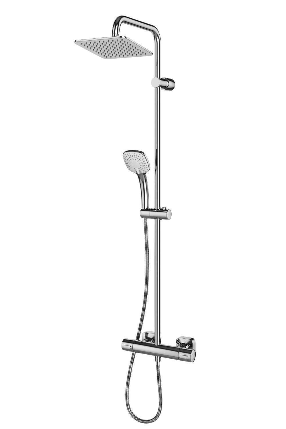 Faucets and shower systems Grohe and Ideal standard set 146 3D model_11