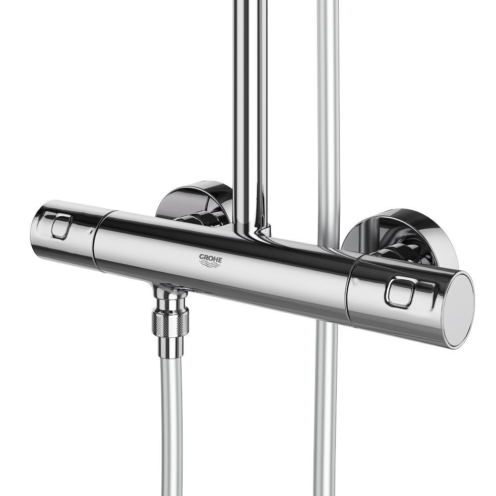 Faucets and shower systems Grohe and Ideal standard set 146 3D model_18