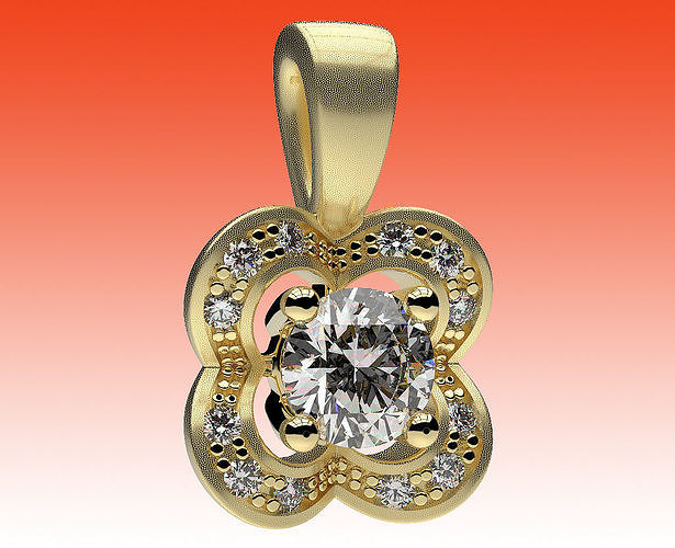 Pendant Chance 3D print model