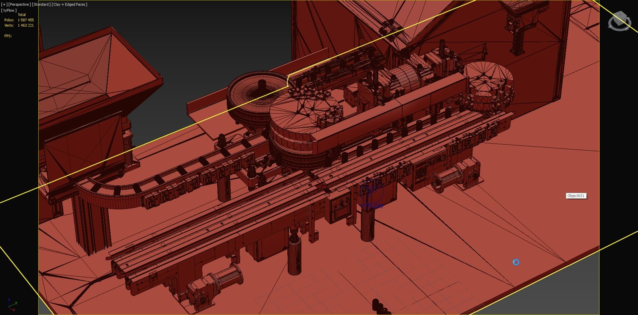 Lithium ion battery factory 3d scene 3D model_8