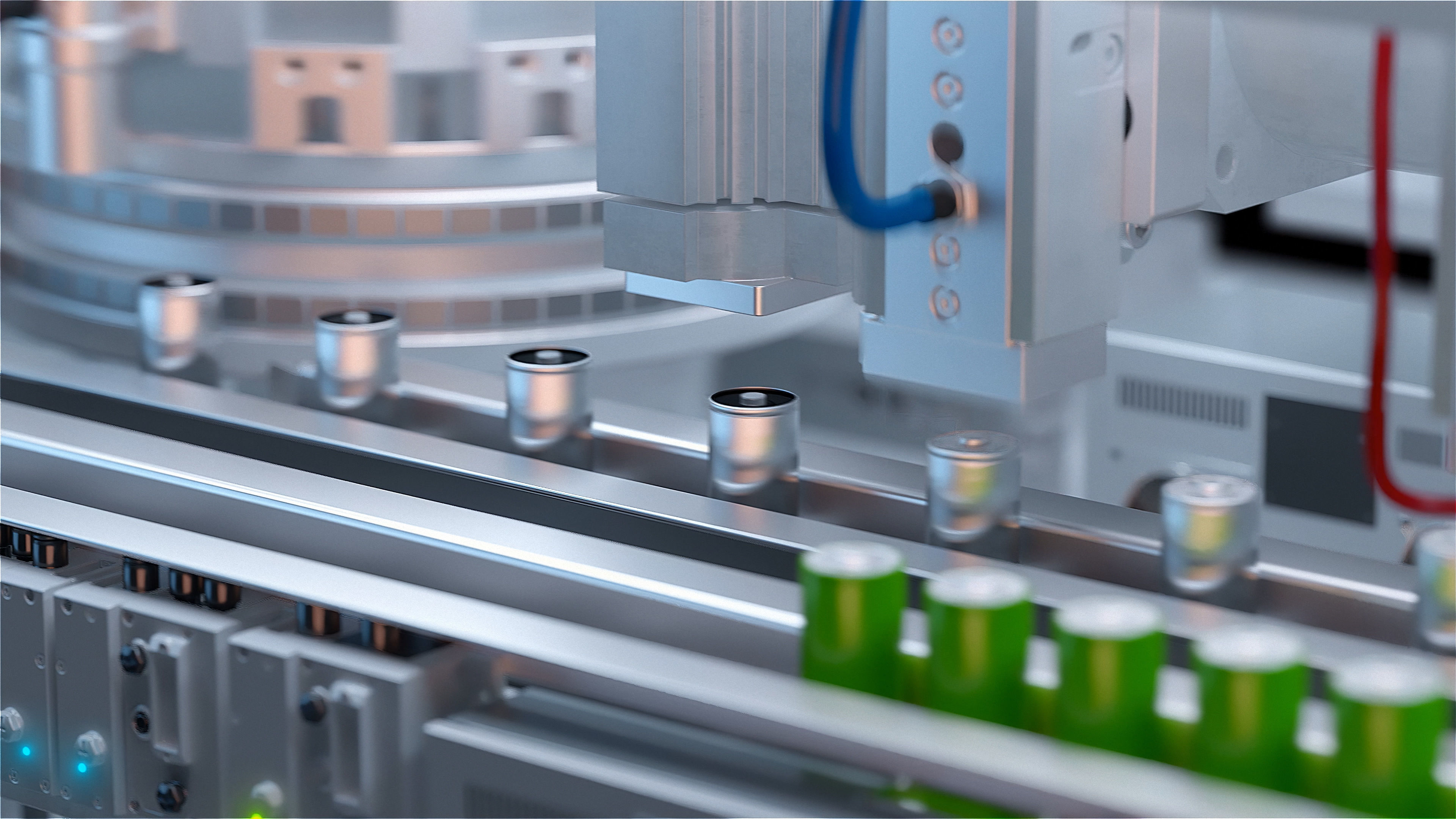 Lithium ion battery factory 3d scene 3D model_6