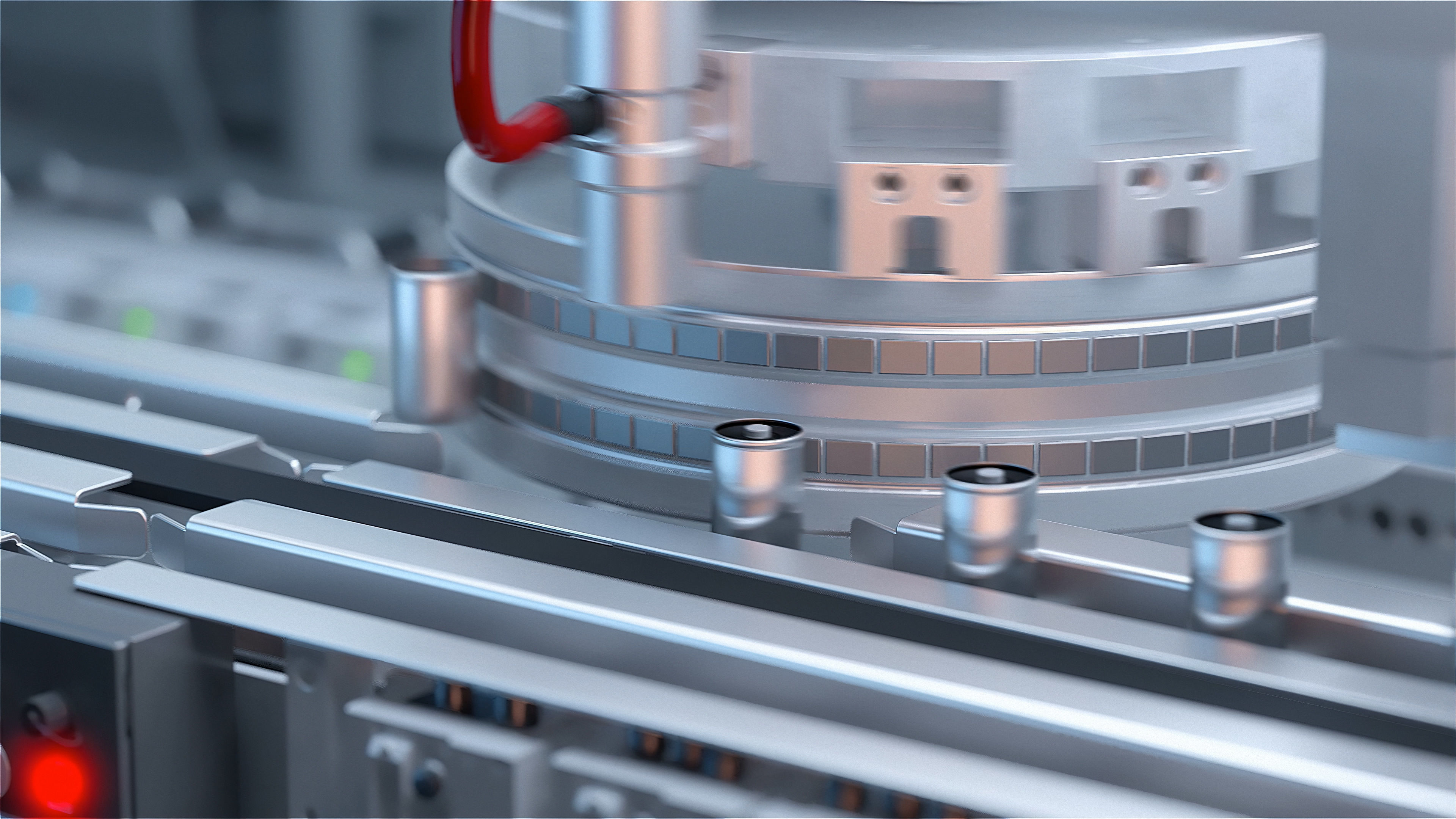 Lithium ion battery factory 3d scene 3D model_7
