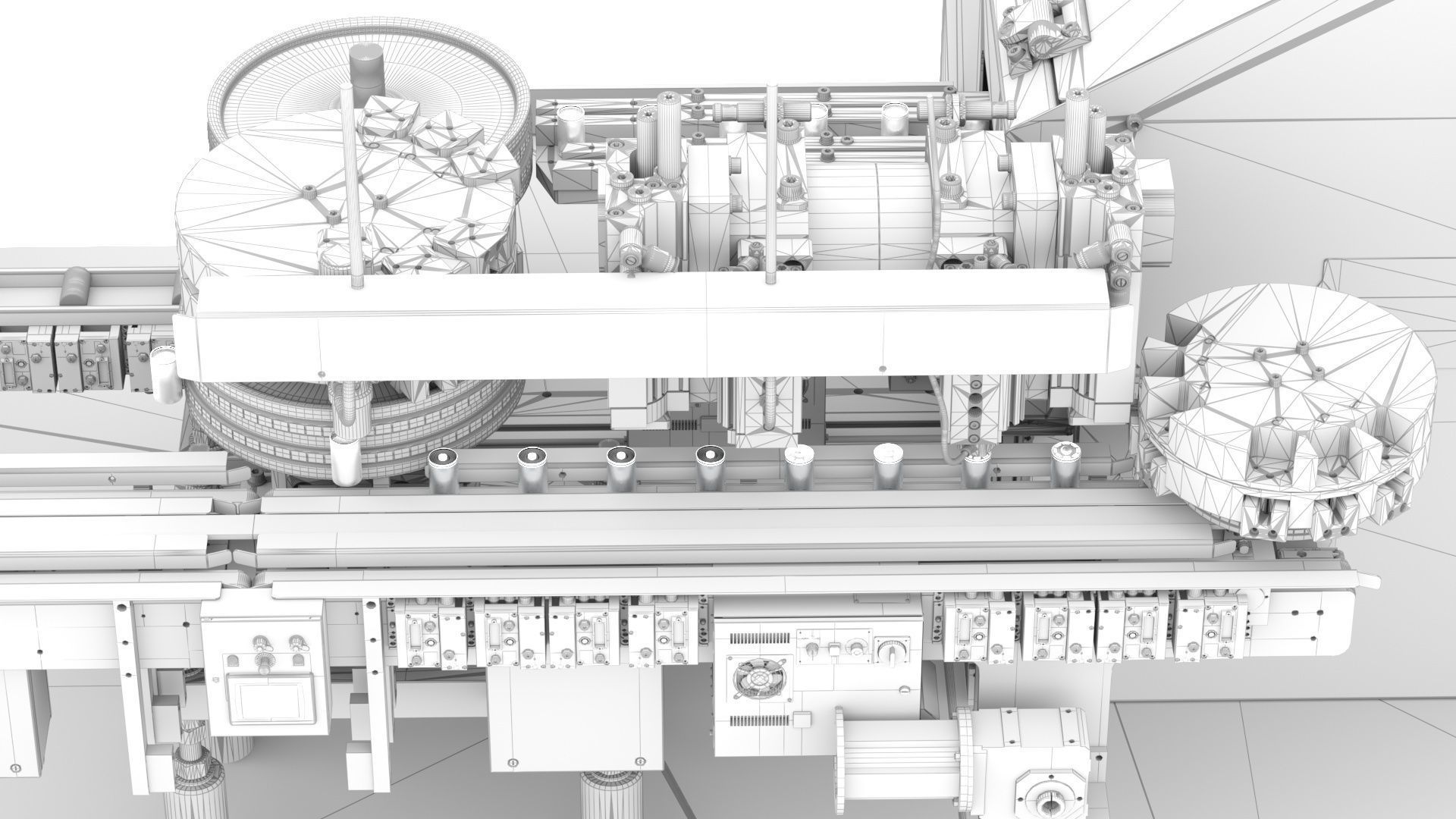 Lithium ion battery factory 3d scene 3D model_10