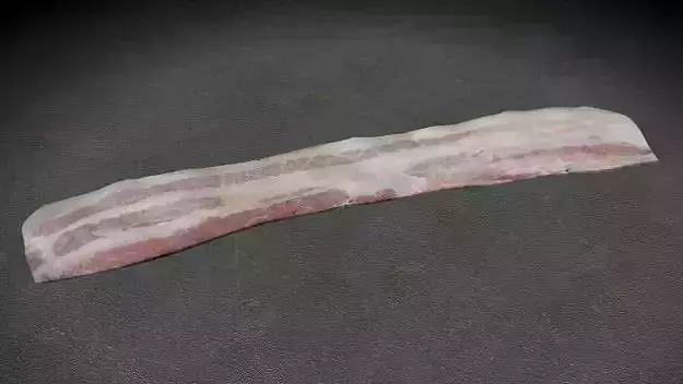 Bacon Slice Cooking 3D model