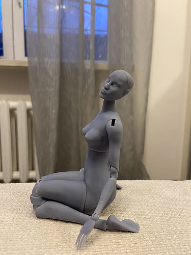 Meplaha BJD doll 3D print model