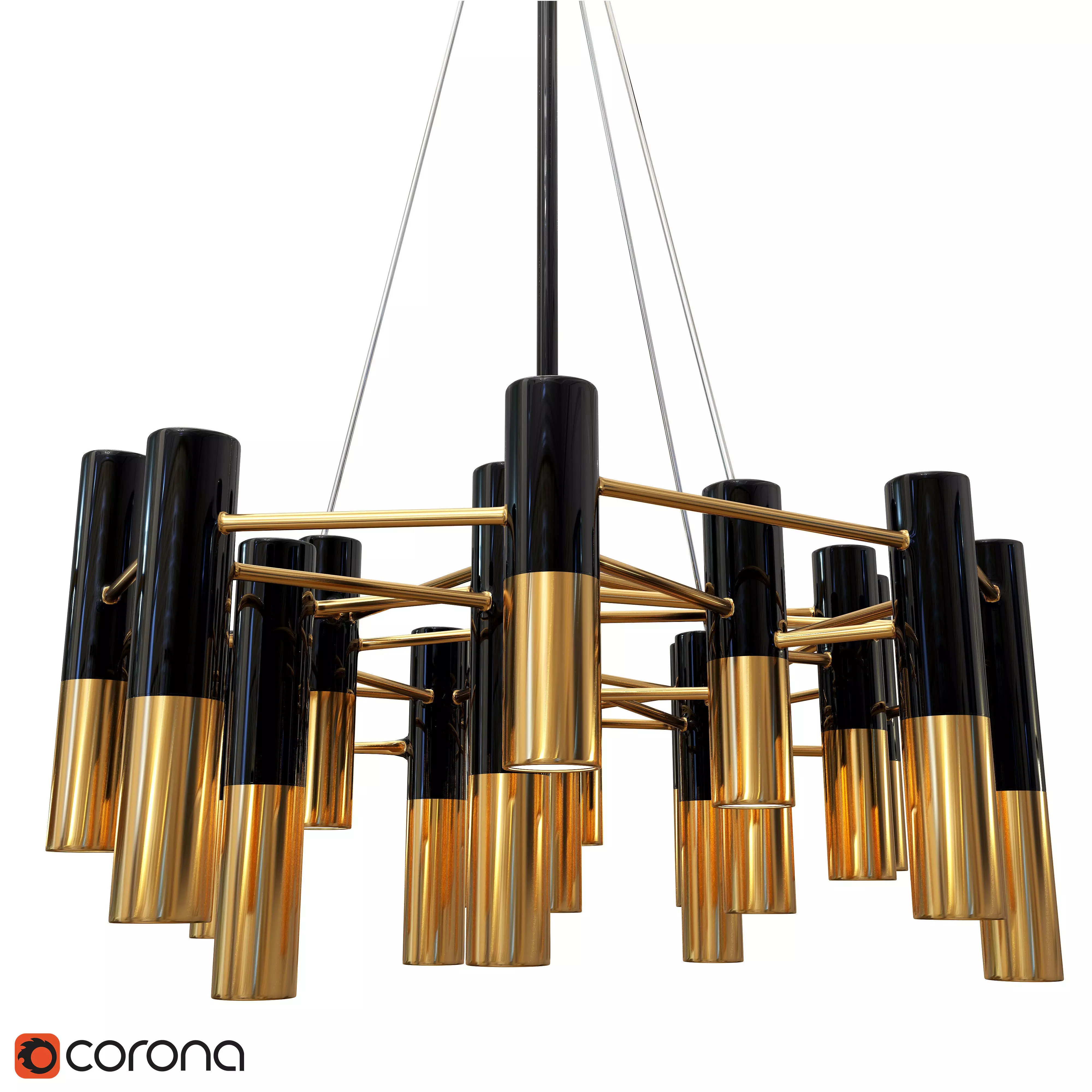 Lamp loft 3D model_0