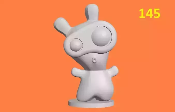 RABBIT-145P bunny 3D model
