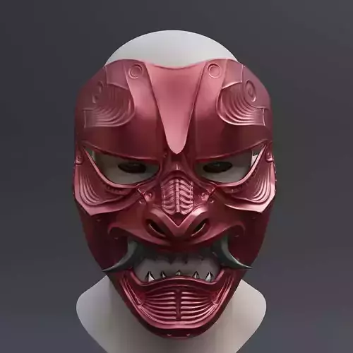 Samurai mask V 3D print model