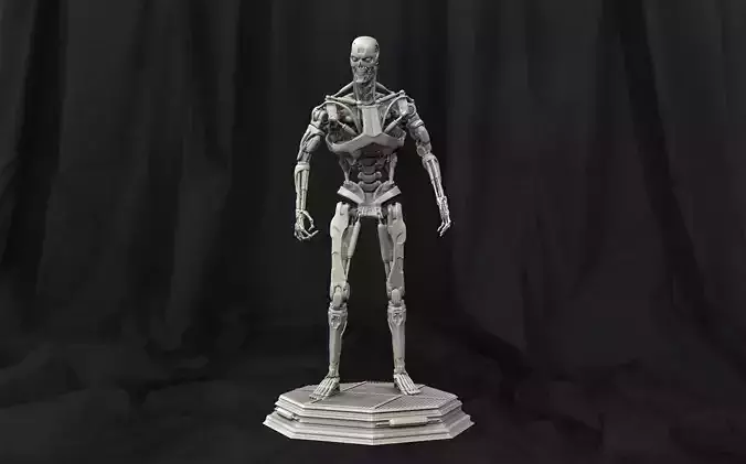 T800 Terminator 3d Print figure 3D print model