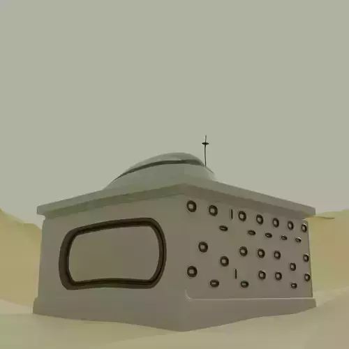 SciFi Tatooine Inspired House 3D model