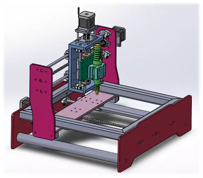 CNC Engraving Machine 3D model