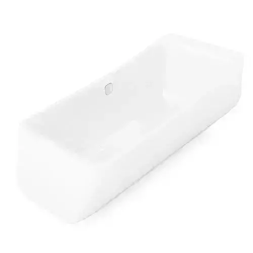 White Ceramic Bathtub