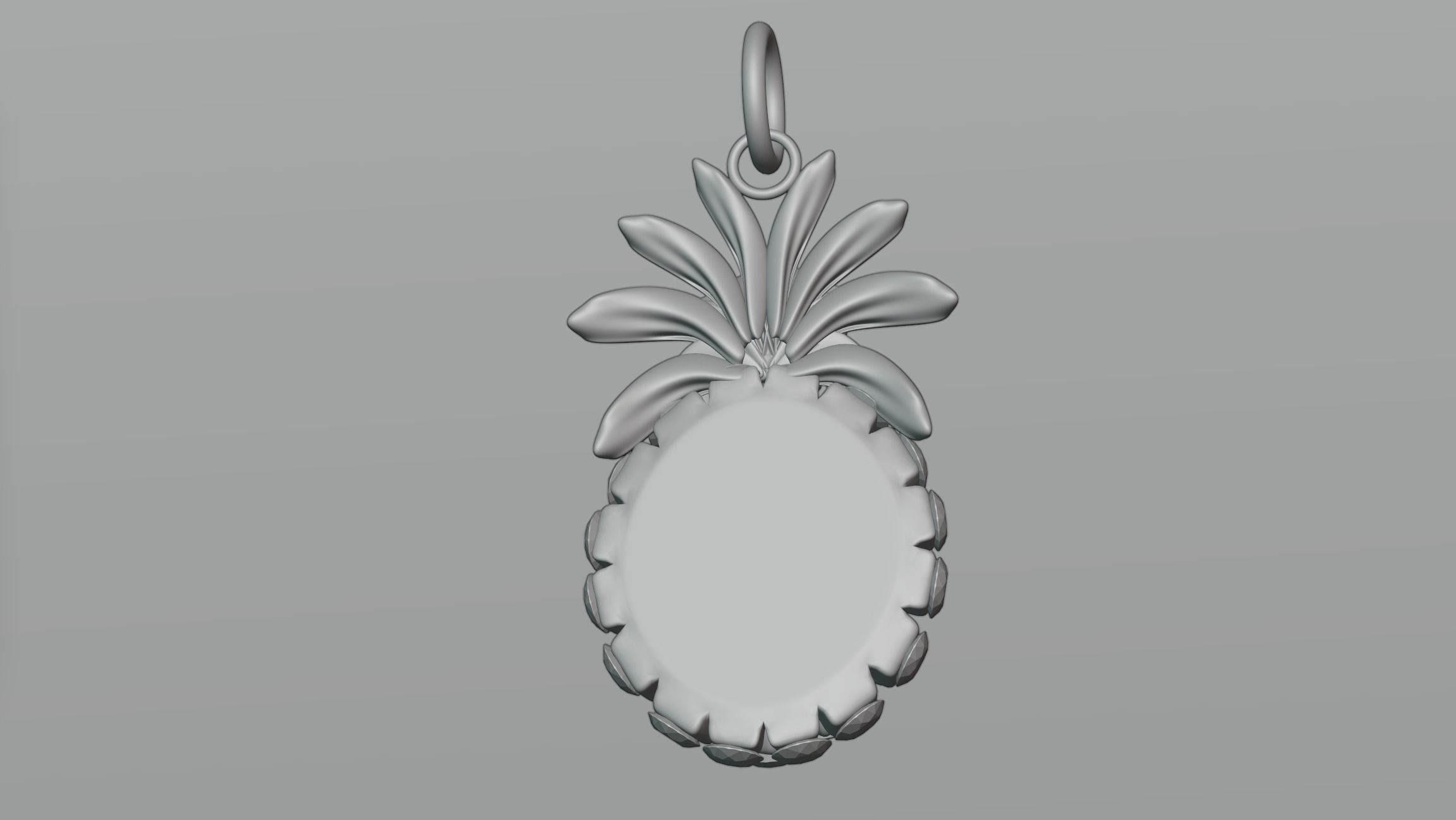 Pineapple pendant 3D model_4