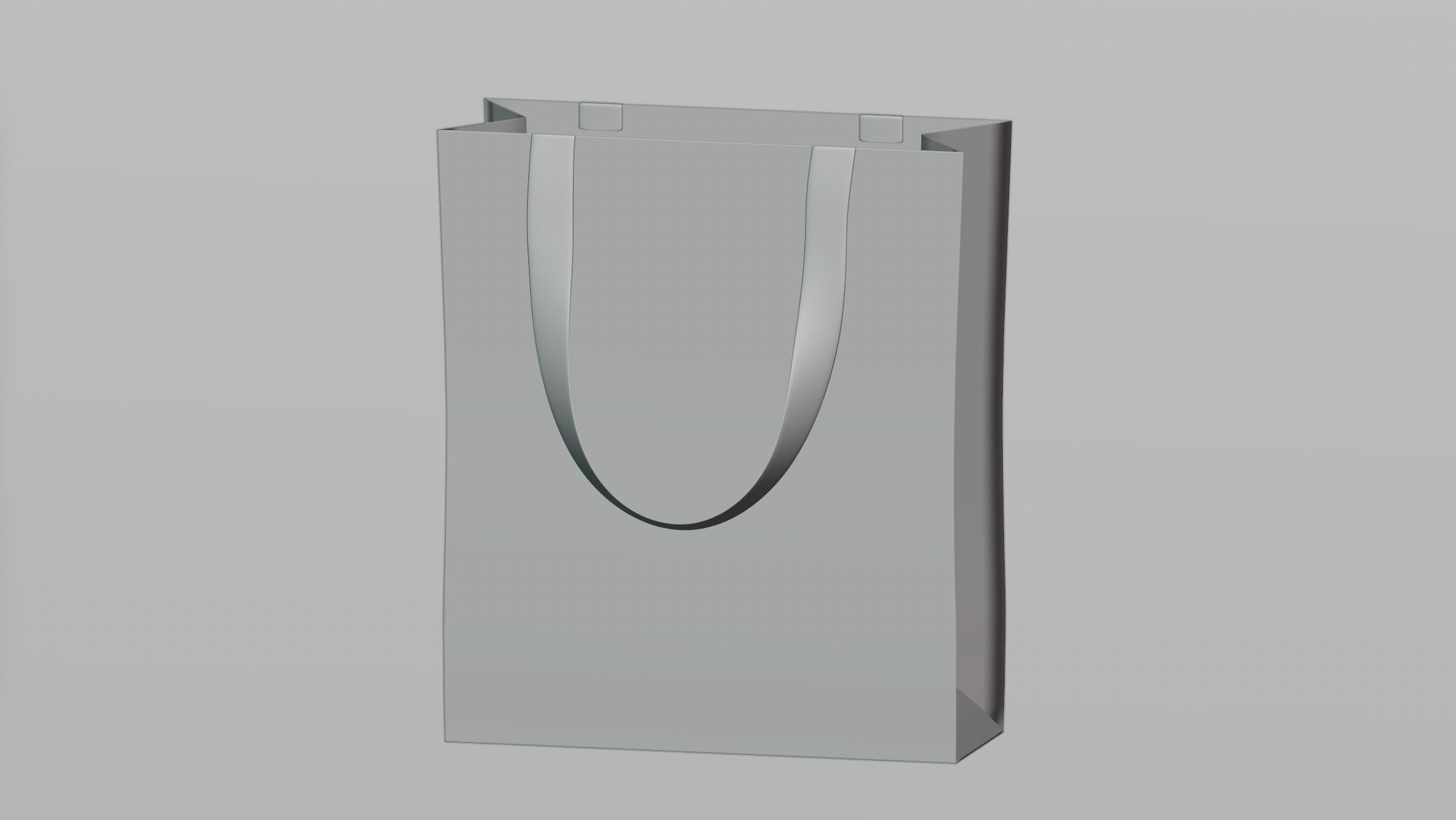 Paper bag 3D model_4